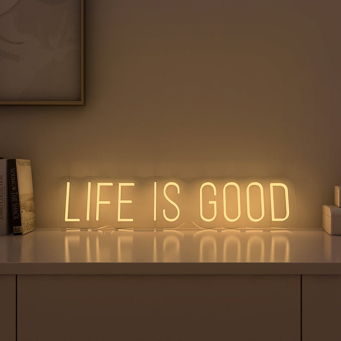 Life is Good LED Neon Light (Available in Multiple Colors)