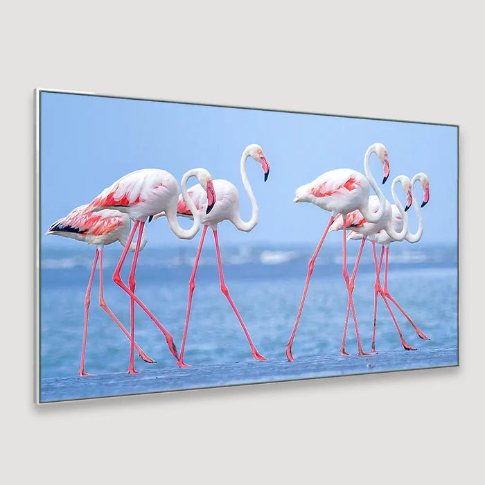 Tropical Flamingo Framed Wall Art