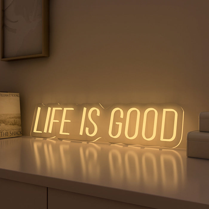 Life is Good LED Neon Light (Available in Multiple Colors)