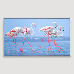 Tropical Flamingo Framed Wall Art - All India Decor