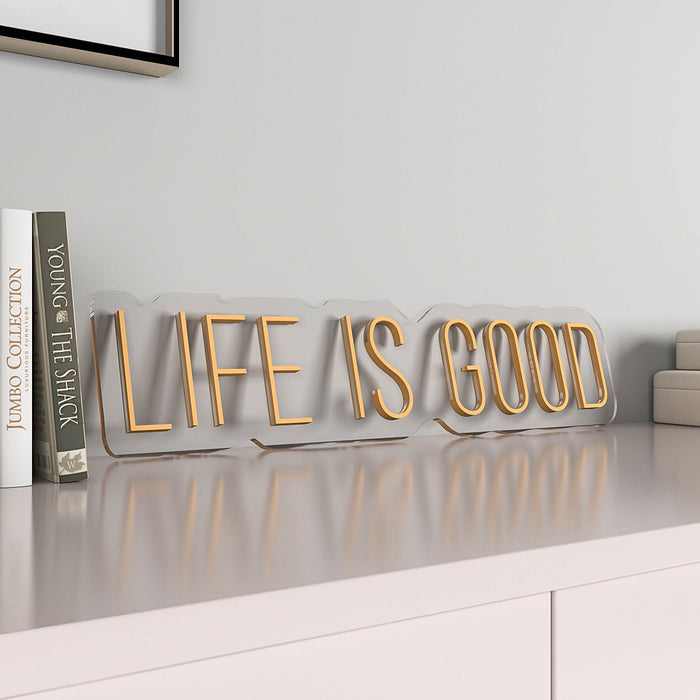 Life is Good LED Neon Light (Available in Multiple Colors)