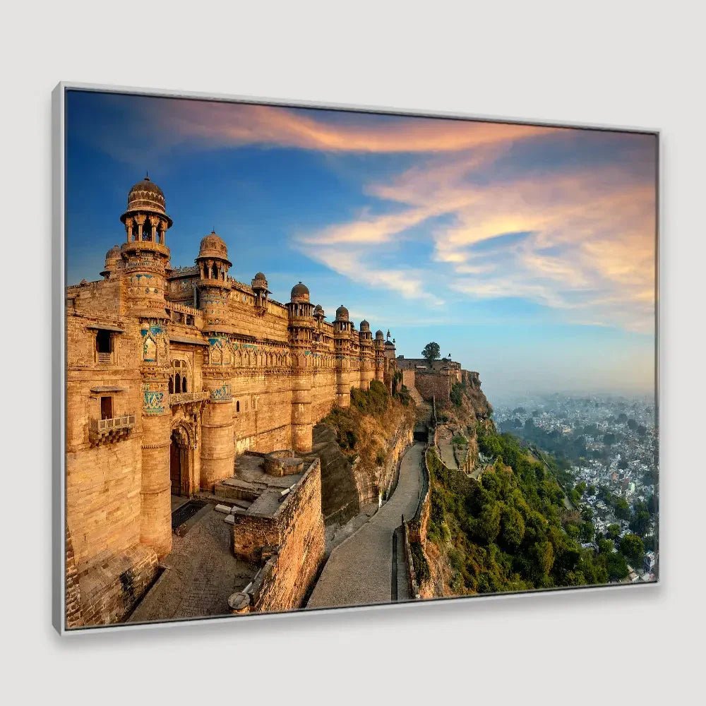 Magnificent Mughal Architecture Framed Wall Art - All India Decor