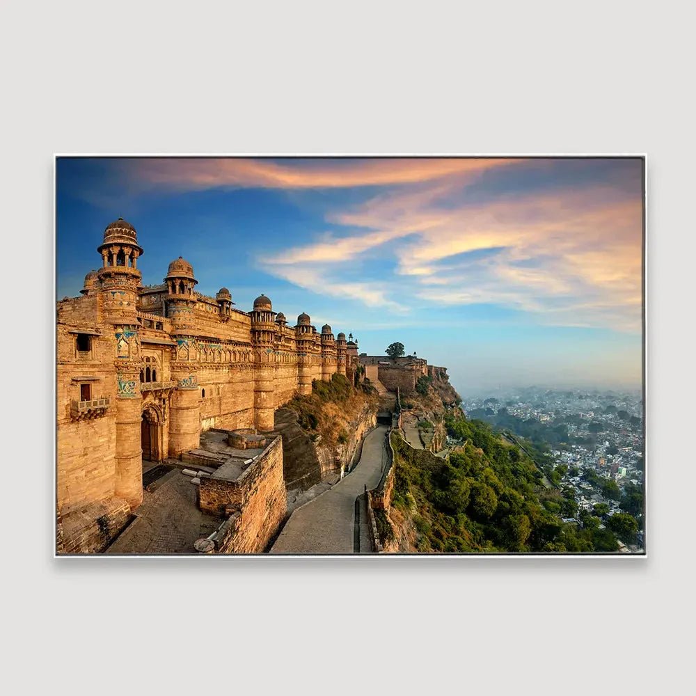 Magnificent Mughal Architecture Framed Wall Art - All India Decor