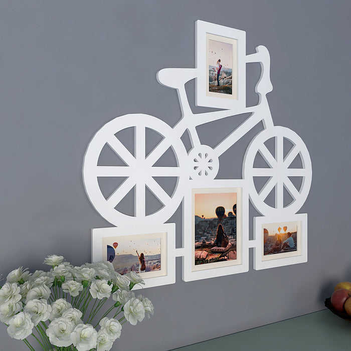 Playful Bicycle Hanging Photo Frame -Available in 4 colors