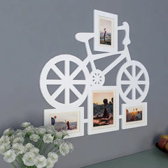 Playful Bicycle Hanging Photo Frame - Available in 4 colors - All India Decor