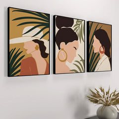 Back To Retro Frames Set Of 3 - All India Decor