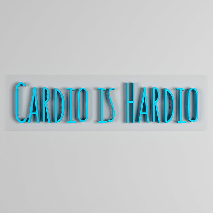 Cardio Is Hardio LED Neon Light (Available in Multiple Colors)