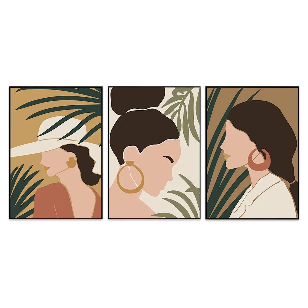 Back To Retro Frames Set Of 3 - All India Decor