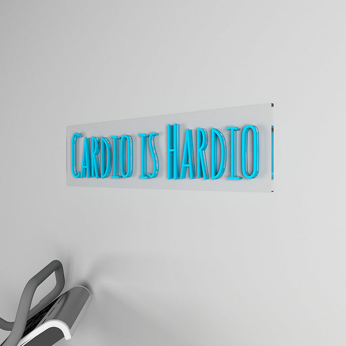 Cardio Is Hardio LED Neon Light (Available in Multiple Colors)