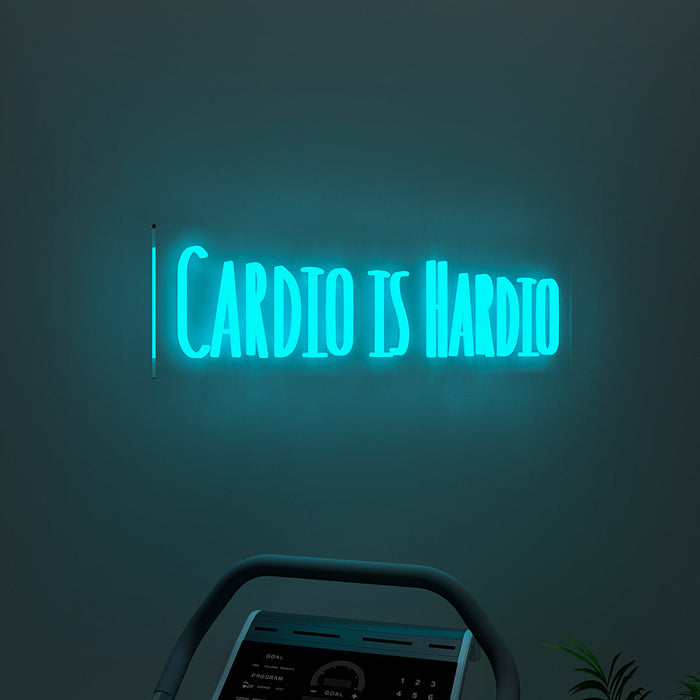 Cardio Is Hardio LED Neon Light (Available in Multiple Colors)