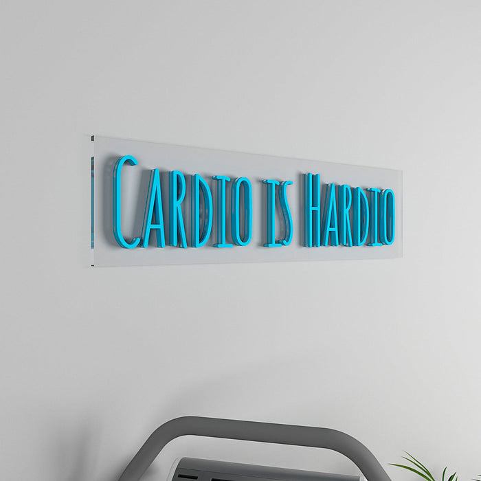 Cardio Is Hardio LED Neon Light (Available in Multiple Colors)