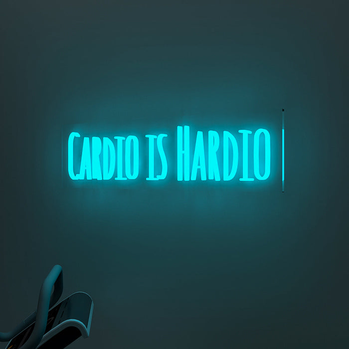 Cardio Is Hardio LED Neon Light (Available in Multiple Colors)