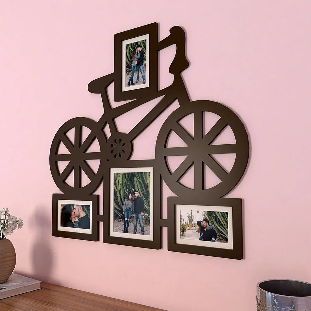 Playful Bicycle Hanging Photo Frame - Available in 4 colors - All India Decor