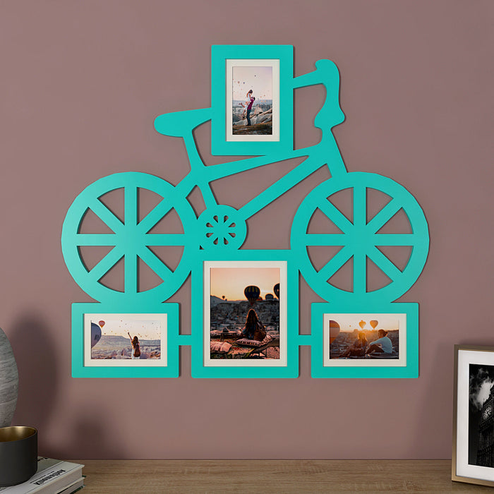 Playful Bicycle Hanging Photo Frame -Available in 4 colors