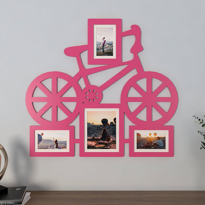 Playful Bicycle Hanging Photo Frame -Available in 4 colors