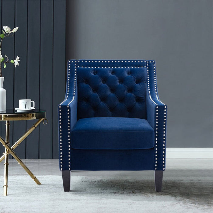 Blue Asaria Accent Chair