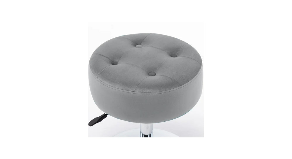 Grey Color Deria Vanity Stool - All India Decor