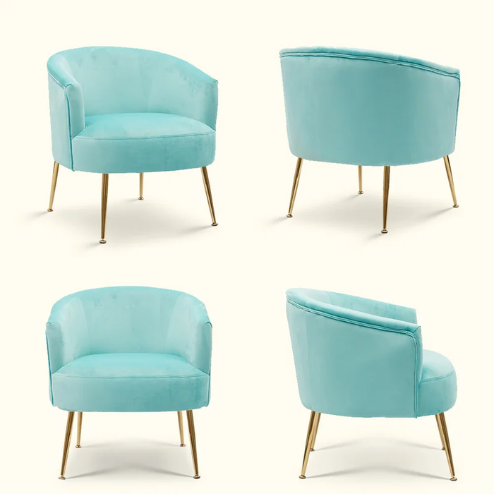 Sky Blue Jiba Accent Chair