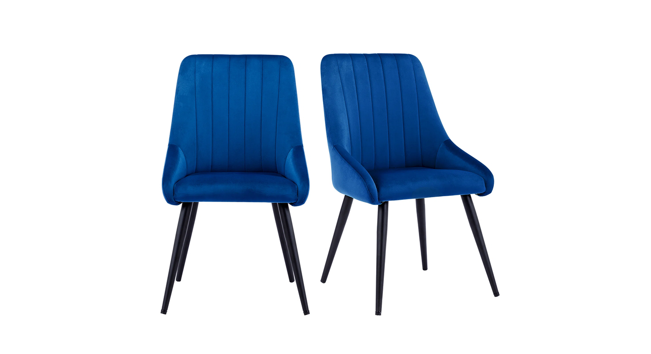 Blue Nico Side Chair