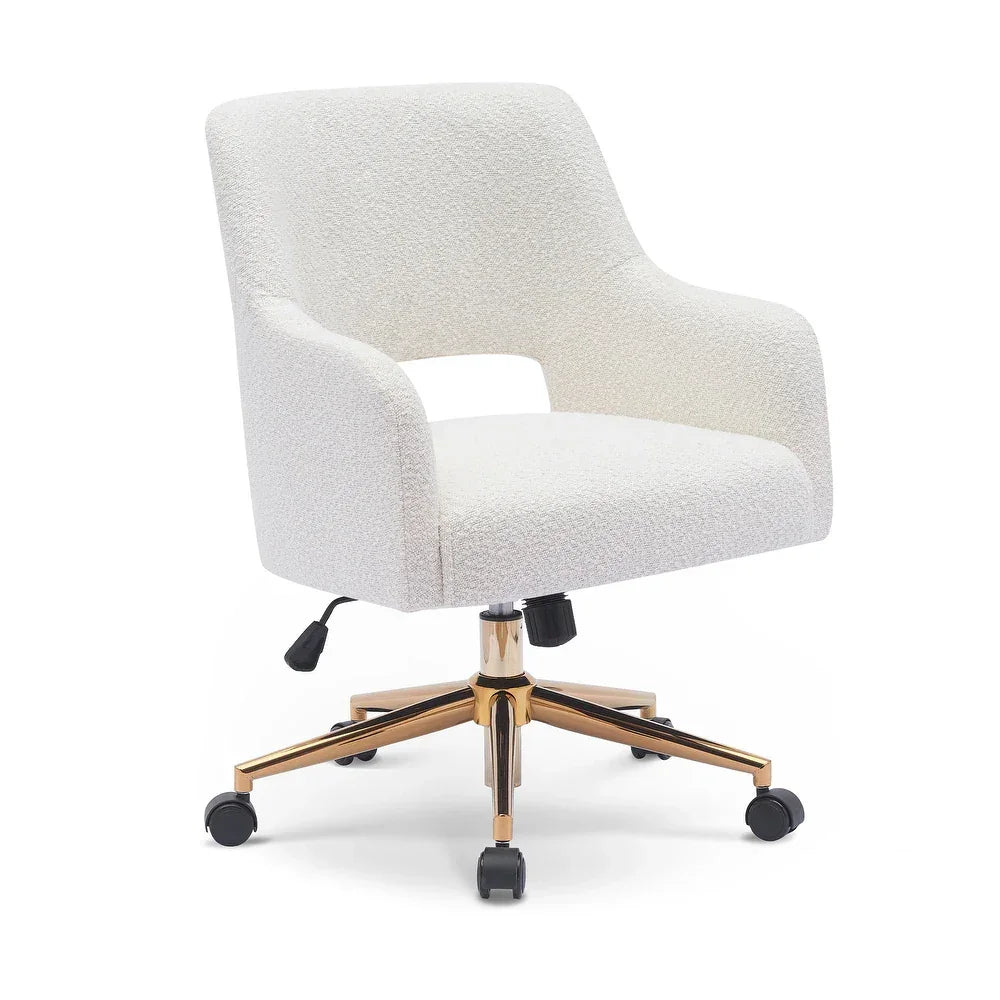 White Lotsee Task Chair - All India Decor