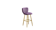 Purple Color Rafael Bar Stool - All India Decor