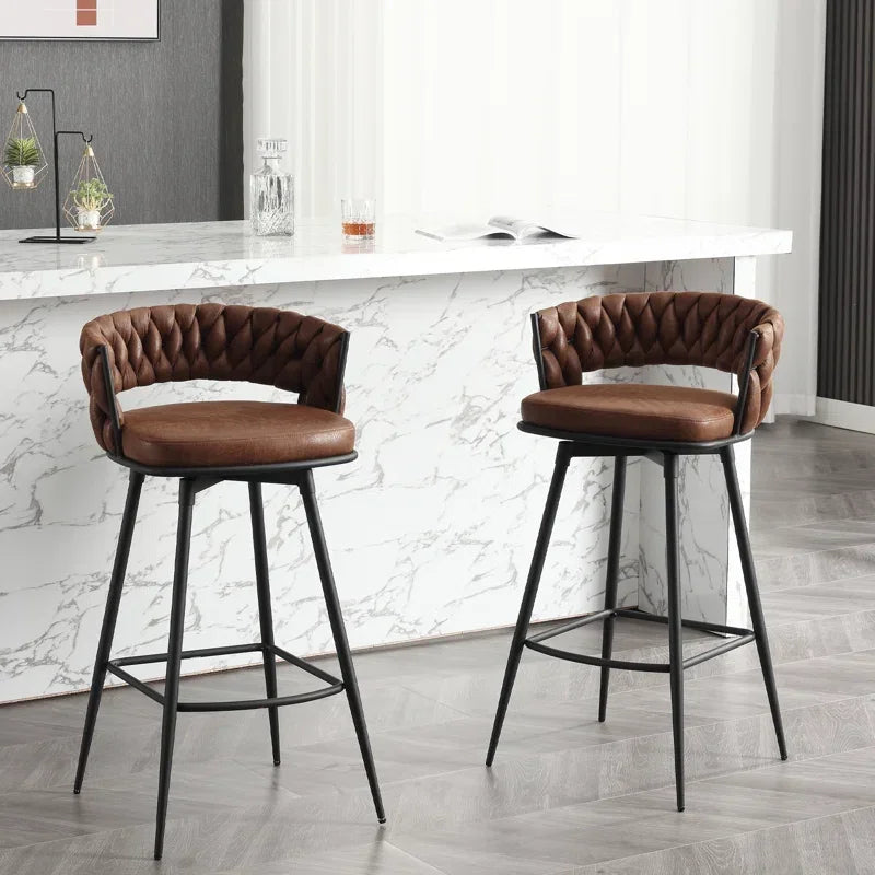 Brown Presley Bar Stool - All India Decor
