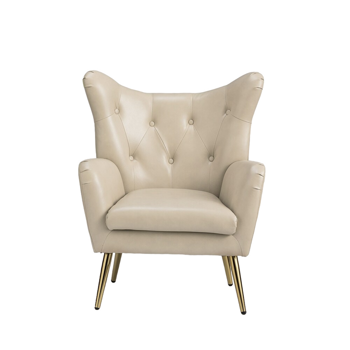 Beige. Hedley Accent Chair