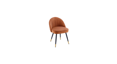 Orange Momence Accent Chair