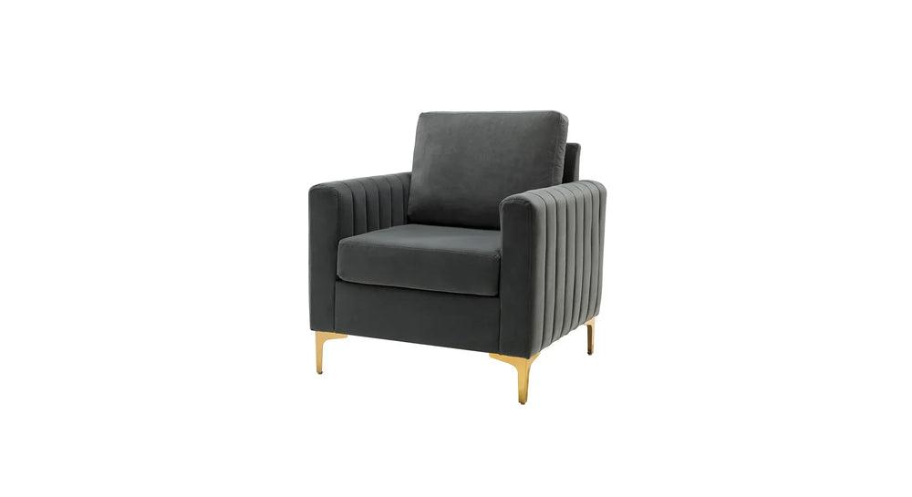 Grey Rafeal Lounge Chair - All India Decor