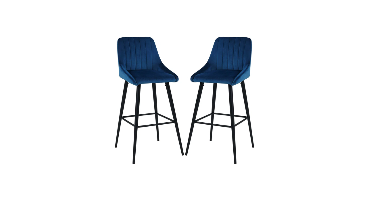 Blue Color Daulton Counter Stool