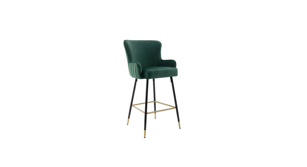 Green Color Nolen Bar Stool - All India Decor