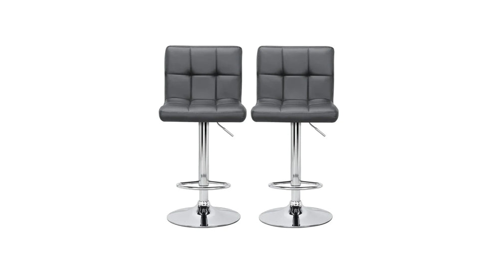 Grey Color Gerrilyn Swiel Adjustable Bar Stool - All India Decor