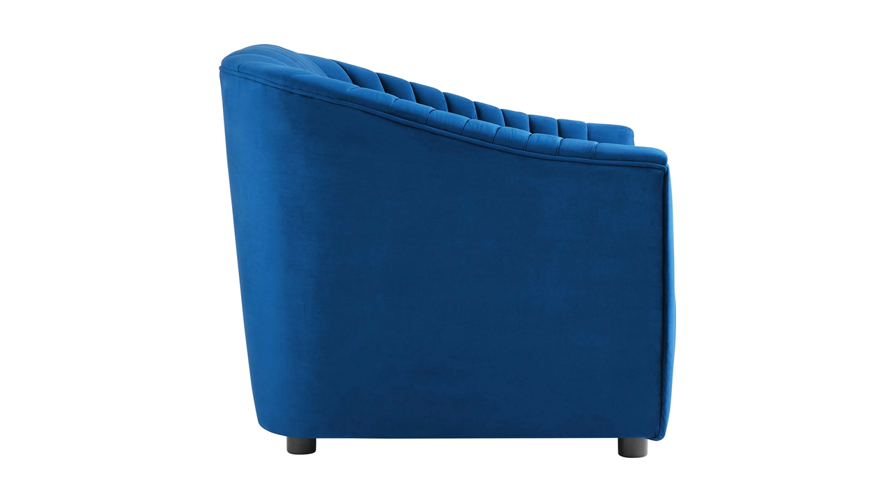 Blue Latonia Accent Chair