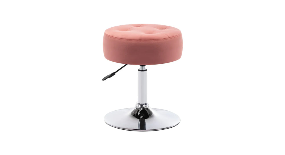 Pink Color Deria Vanity Stool - All India Decor
