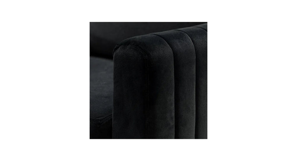 Black Rafeal Lounge Chair - All India Decor