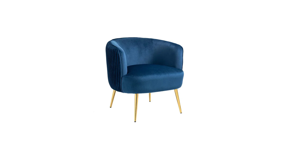Blue Leiser Accent Chair - All India Decor