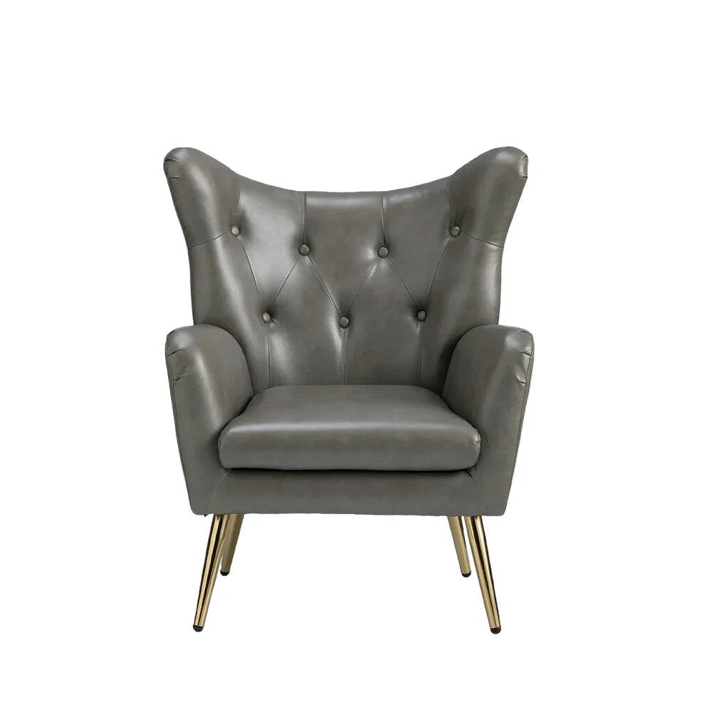 Grey Hedley Accent Chair - All India Decor
