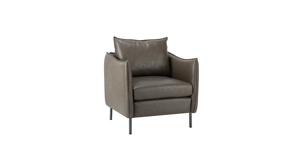 Grey Lucas Accent Chair - All India Decor