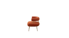 Orange Bonnita Accent Chair