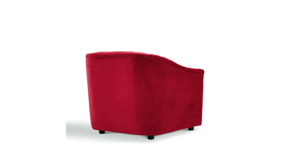 Red Latonia Accent Chair - All India Decor