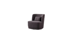 Grey Deeda Barrel Chair - All India Decor