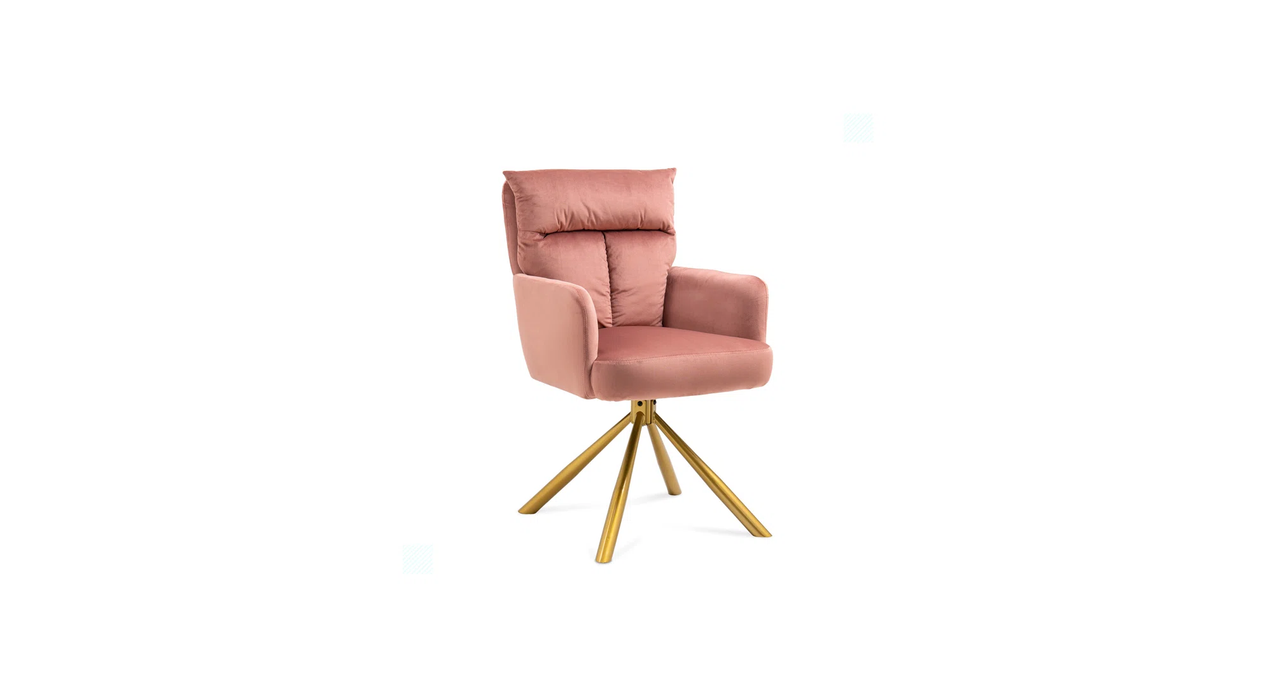 Pink Gerlec Swivel Chair