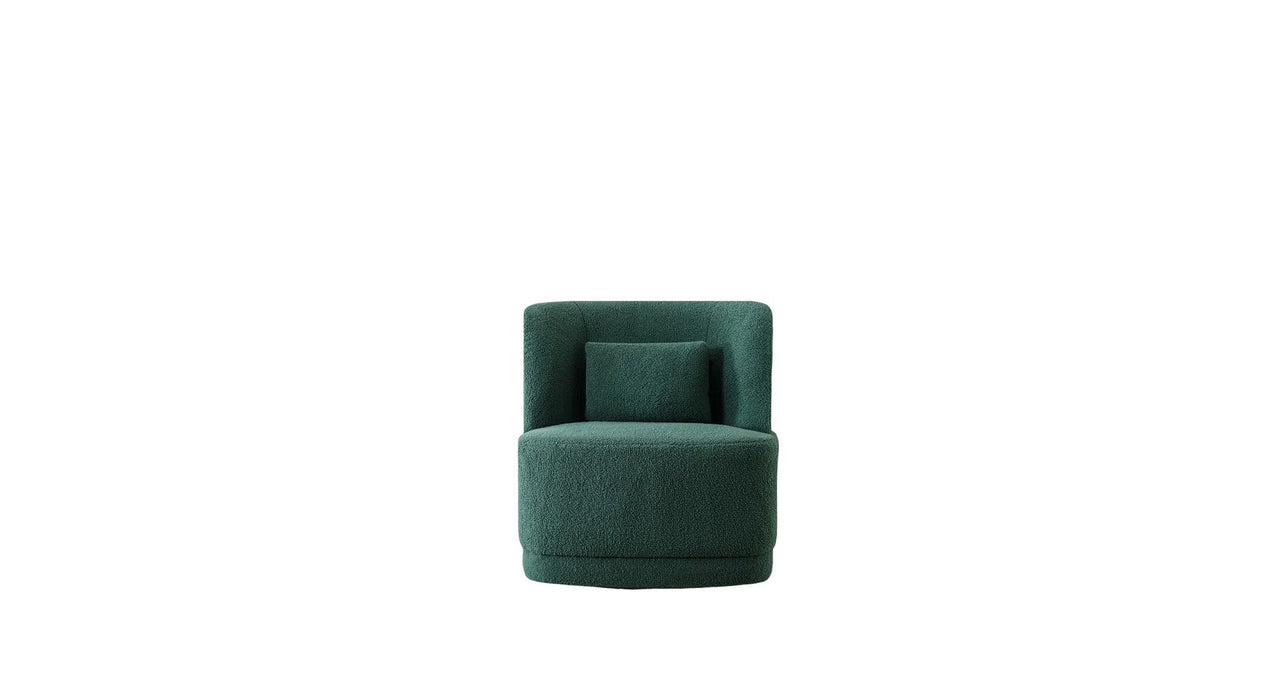 Green Deeda Barrel Chair