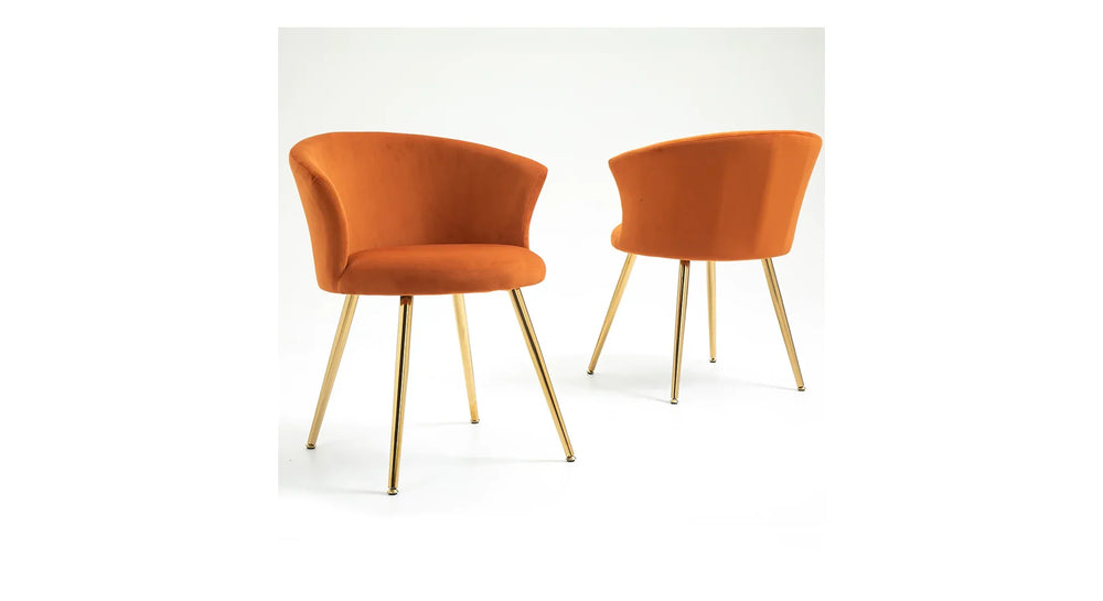 Orange Marwood Accent Chair - All India Decor