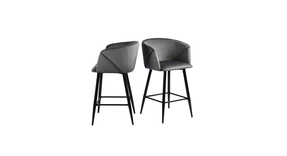 Grey Color Clea Counter Stool - All India Decor