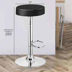 Black Linon Bar Stool - All India Decor