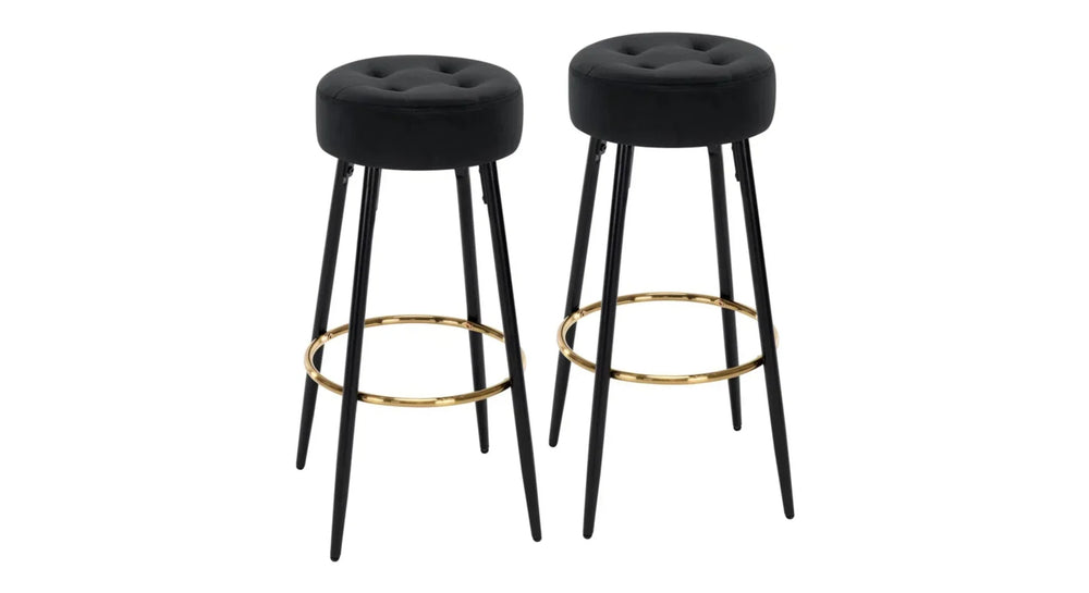 Black Color Ceazar Counter Stool - All India Decor