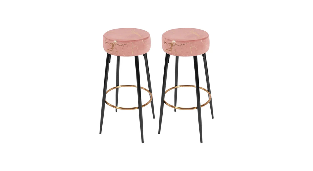Pink Color Nahman Bar Stool - All India Decor