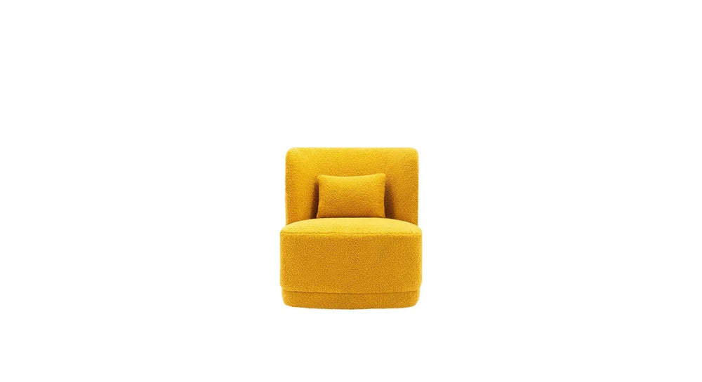 Yellow Deeda Barrel Chair - All India Decor