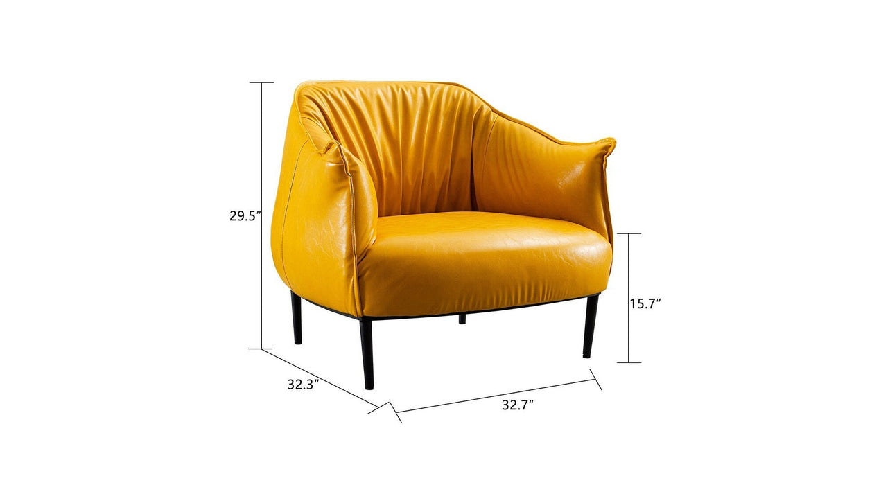 Yellow Almeda Accnet Chair